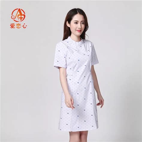 White Coat fashion men&women Doctor DressSemi permanent Korean version of the long sleeved ...