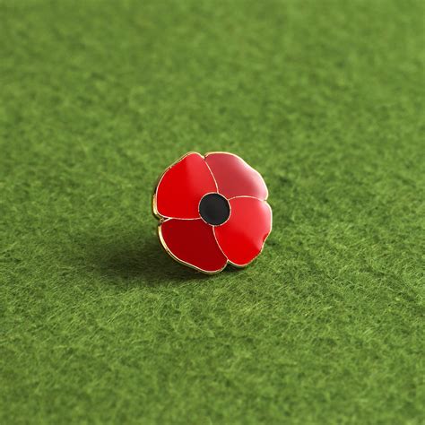 Remembrance Day Poppy Pin 20mm – Aspinline Shop