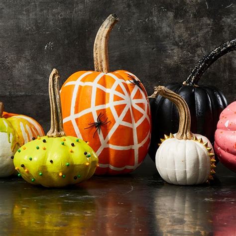 40+ Creative No-Carve Pumpkin Decorating Ideas for Halloween 2019