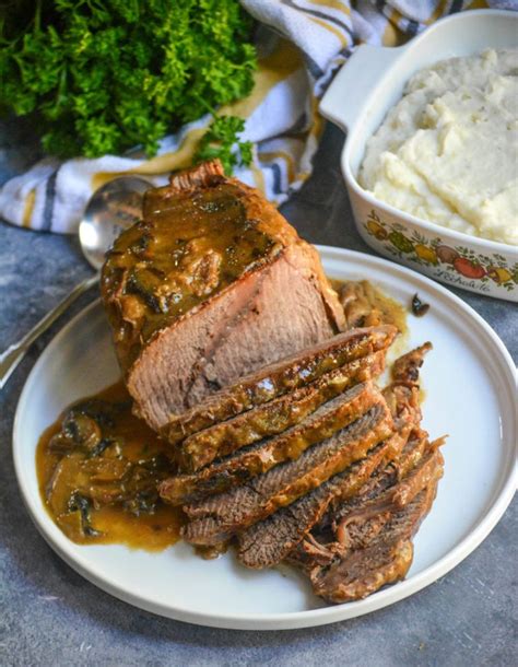 Nonna's Tender Beef Pot Roast with Mushroom Gravy - 4 Sons 'R' Us