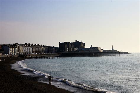 Aberystwyth Beach Photograph by John Unwin | Fine Art America