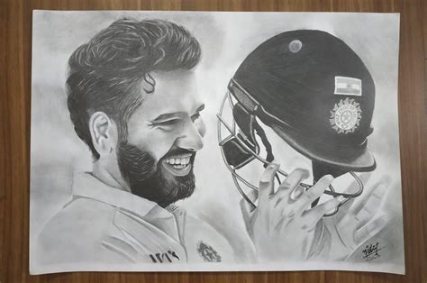 Rohit Sharma Pencil Sketch: Capturing the Spirit of Indian Cricket