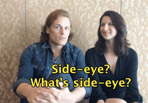 two women sitting next to each other with the words side - eye? what's side - eye?