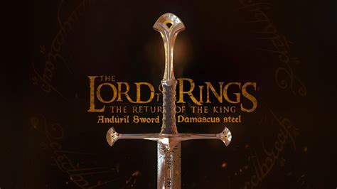 The Lord of The Rings: Anduril, Sword of King Elessar - Free 3D Model by fuarck_bro