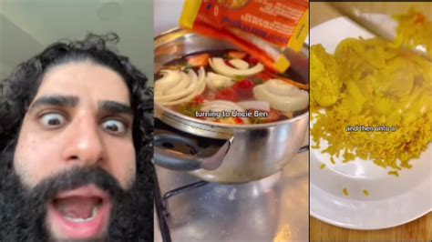 This horrific video of a British man cooking chicken biryani with ...