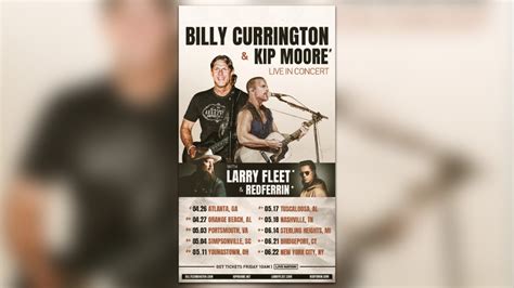 Billy Currington bringing new tour to Nashville, TN