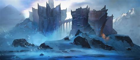 Download Ice Fantasy Castle Wallpaper by Luc Fontenoy