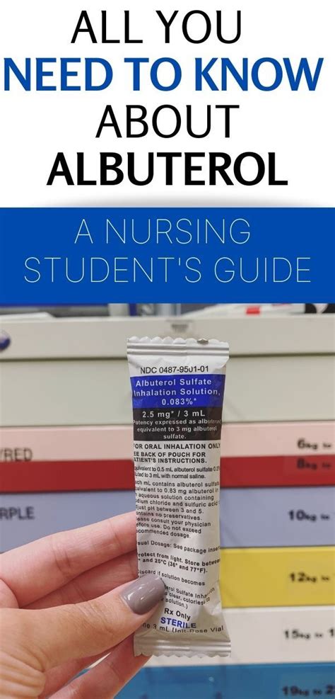 The Rescue Medication You Need to Know as a Nurse | Pediatric nursing ...