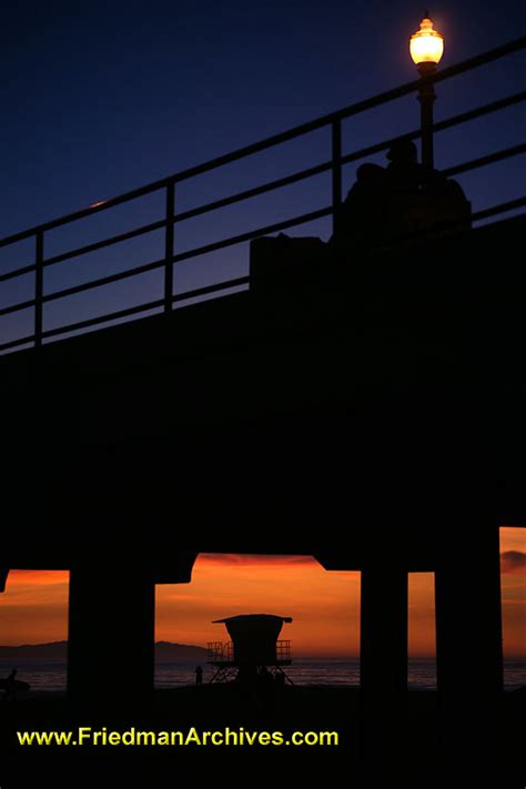 Huntington Beach Pier Sunset 1 – The Friedman Archives – Stock Photo ...