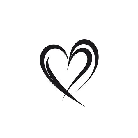 Hair stylist filled colorful logo. Wedding makeup. Heart symbol. Design ...