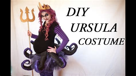 How To Make A Homemade Ursula Costume! - YouTube