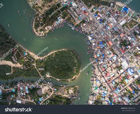 Ariel View Pranburi Hua Hin City Stock Photo 508999270 | Shutterstock