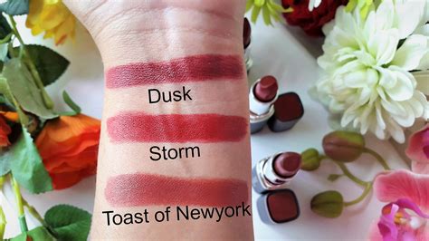 Ever Bilena Matte Lipstick - Swatches of Dusk, Storm, Toast of Newyork - Glossnglitters