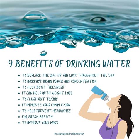 9 Benefits of Drinking Water