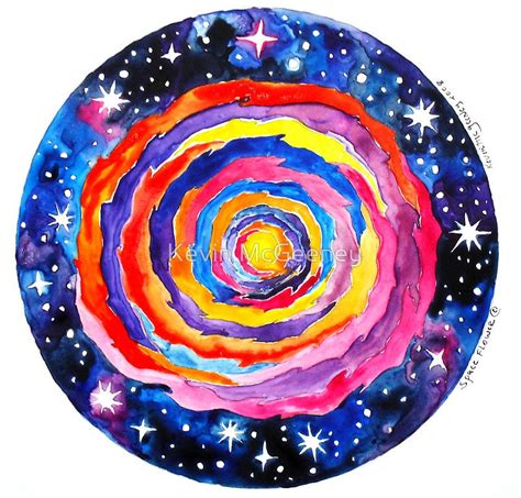 space flower by Kevin McGeeney | Space art projects, Outer space art ...