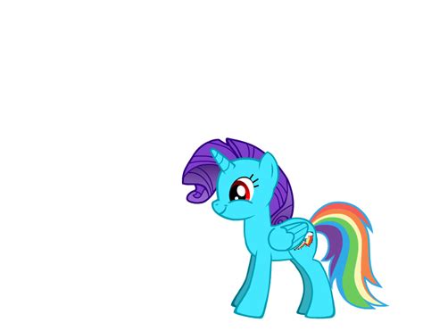 Rainbow dash and rarity put together by Nyufox on DeviantArt