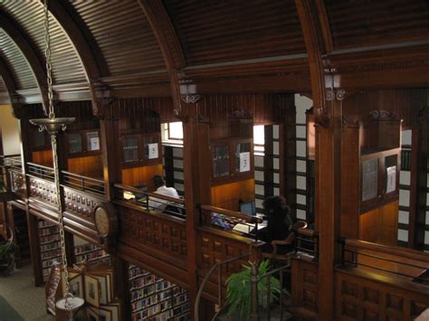 Balcony study is inviting | Nevins Memorial Library | Flickr