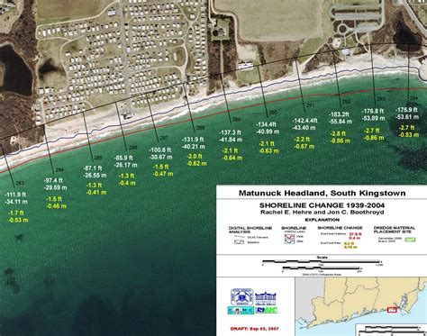 Coastal Erosion Maps – RI Shoreline Change Special Area Management Plan