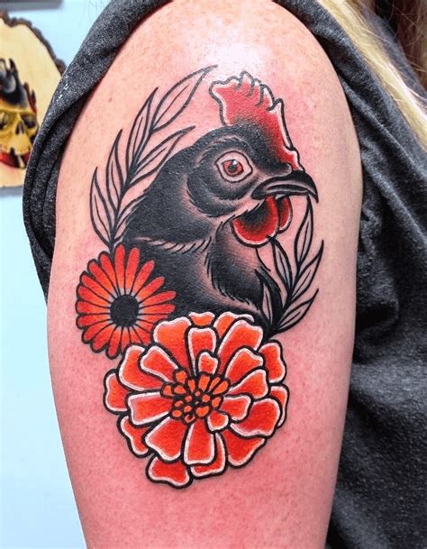 Chicken Tattoo Design Ideas Images | Chicken tattoo, Tattoos, Tattoo ...