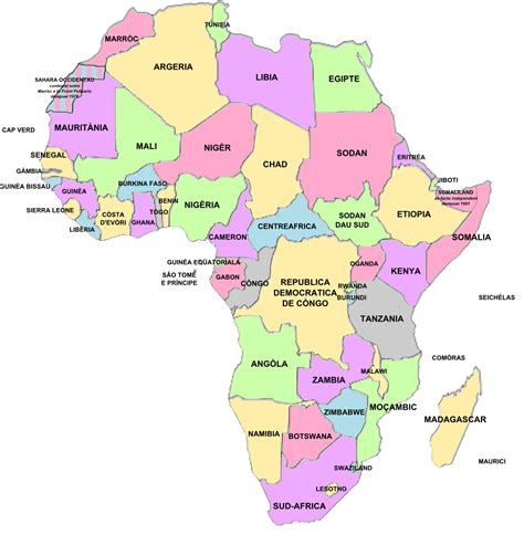 File:Carta politica d'Africa 2013.png - Wikimedia Commons