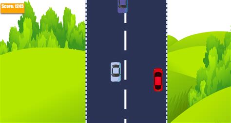 Road Rush Game in JavaScript Free Source Code | SourceCodester