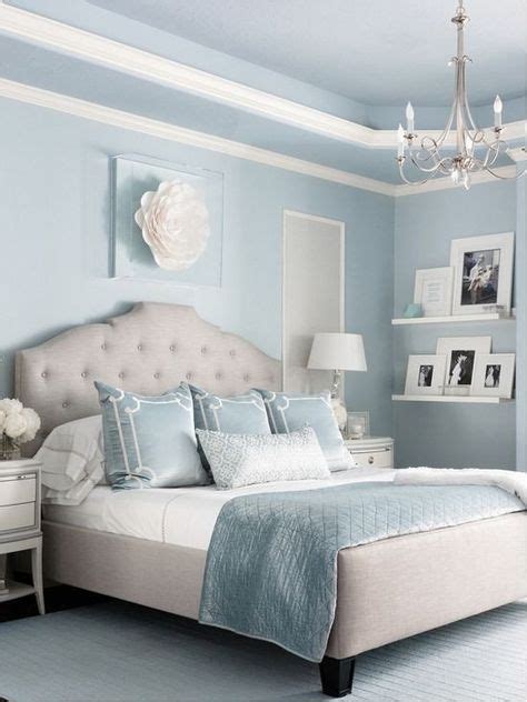 Baby Blue and Grey Bedroom in 2020 | Blue master bedroom, Bedroom paint colors master, Gray ...