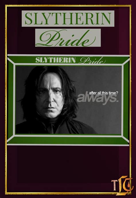 Slytherin Pride Day! Head of House | Slytherin pride, Pride day, Slytherin