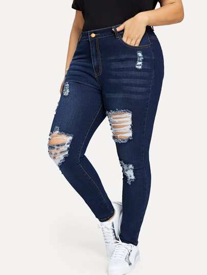 Shop Plus Size Jeans | Plus Size & Curve | SHEIN USA