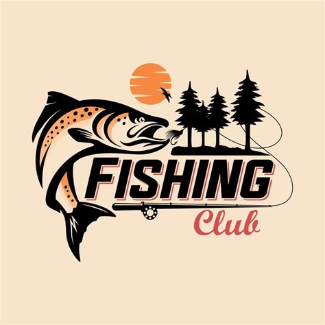 Fishing logo design template illustration 5426236 Vector Art at Vecteezy