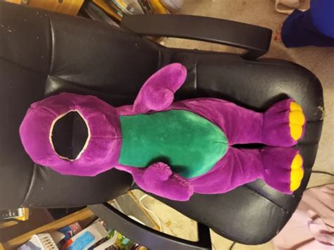 VINTAGE BARNEY DINOSAUR 1993 Jumbo 3 Foot Stuffed Animal Toy Lyons Daikin Plush $100.00 - PicClick