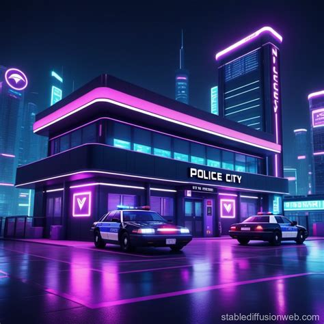 Pokemon-Style Police Station in Pokemon City 2700 | Stable Diffusion en línea