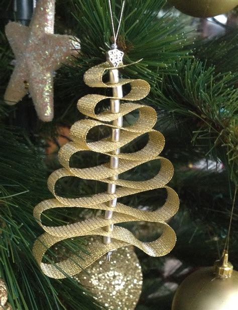 Ribbon Christmas Tree Ornaments