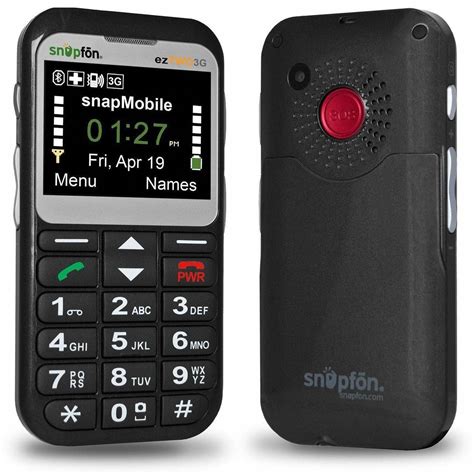 Snapfon EZ Two3G Amplified Unlocked Cell Phone for Seniors | Cell phones for seniors, Free cell ...