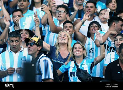 Racing Club fans cheering their team Stock Photo - Alamy