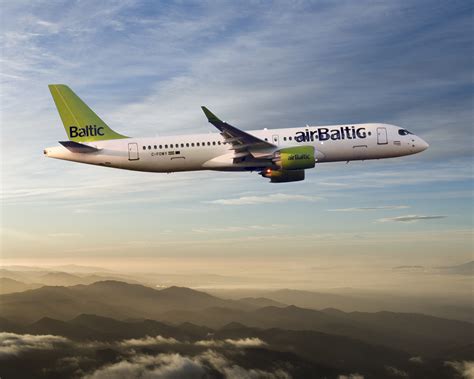 airBaltic Bombardier C Series CS300 - Image, Bombardier - Economy Class ...