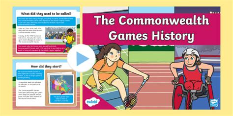 History of The Commonwealth Games PowerPoint - Twinkl