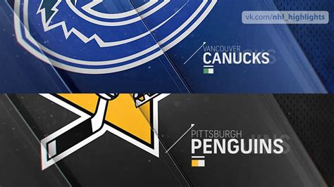 Vancouver Canucks vs Pittsburgh Penguins Oct 16, 2018 HIGHLIGHTS HD - YouTube