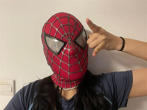 Spiderman Mask Spiderman Spiderman Cosplay Tobey Maguire - Etsy