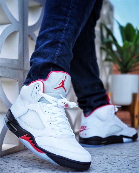 Air Jordan 5 “Fire Red” | Nike air jordan 5, Air jordans, Fashion shoes ...