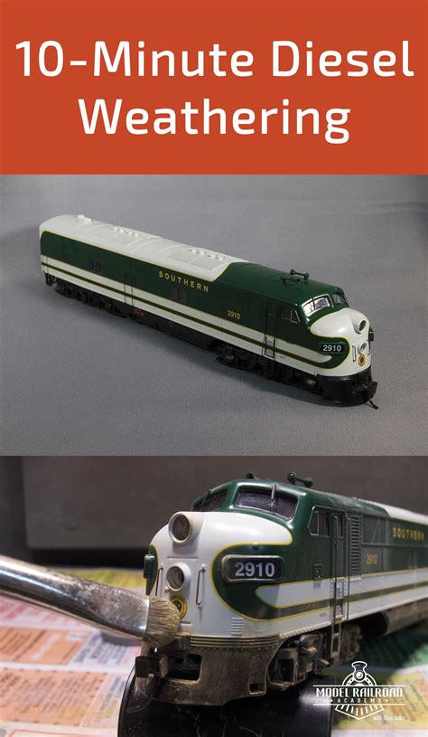 10-Minute Diesel Weathering | Model trains ho scale, Model railroad, Model trains