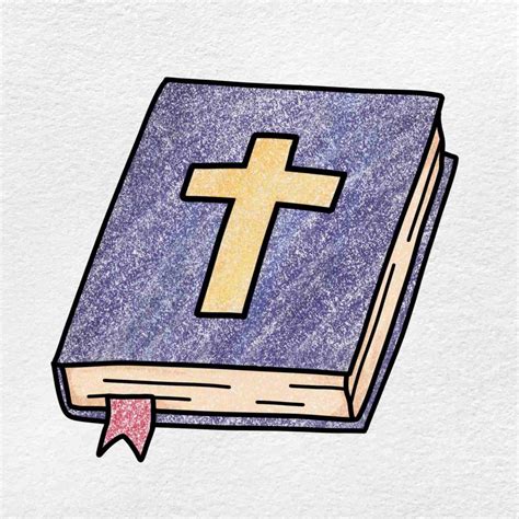 How to Draw a Bible - HelloArtsy