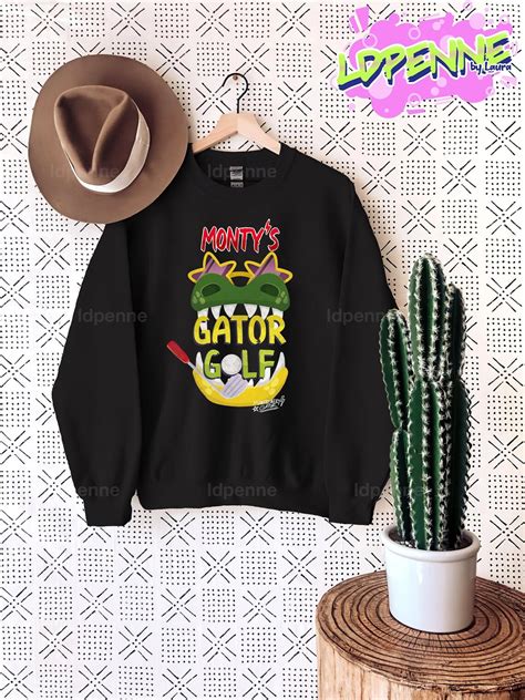 Monty's Gator Golf Shirt Monty's Gator Shirt Monty | Etsy