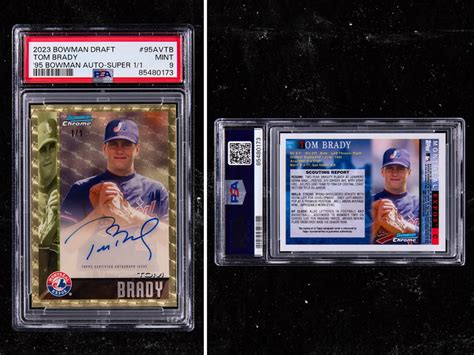 Tom Brady Baseball Card Sells for $158k