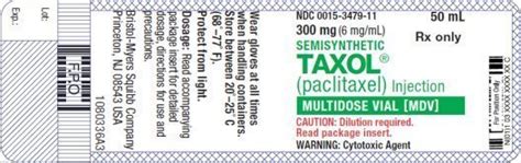 Taxol - FDA prescribing information, side effects and uses