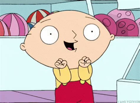 Stewie Is Ecstatic - Family Guy GIF - FamilyGuy Stewie StewieGriffin - Discover & Share GIFs