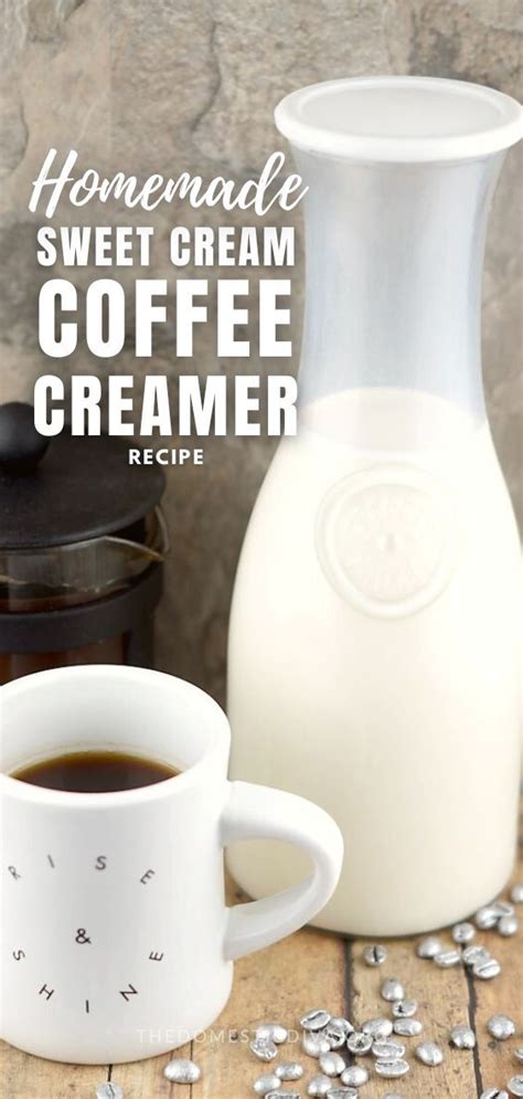 Homemade Sweet Cream Coffee Creamer Recipe | Recipe | Coffee creamer recipe, Sweet cream coffee ...