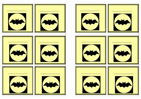 Batman Name Tags – Birthday Printable