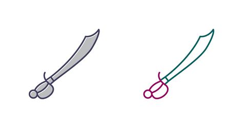 Pirate Sword Vector Icon 22831456 Vector Art at Vecteezy