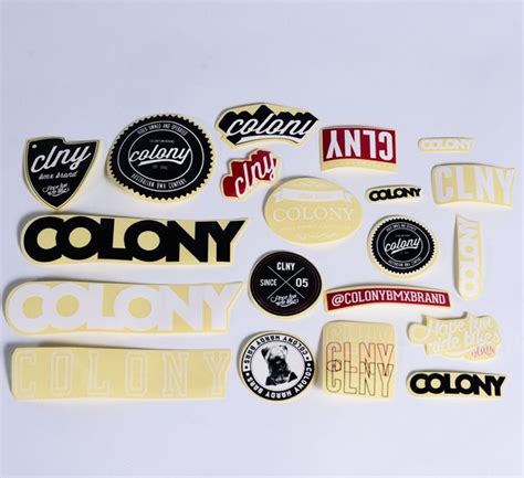 Colony BMX sticker pack - Planet BMX