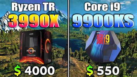 Ryzen Threadripper 3990X vs Core i9 9900KS | PC Gaming Benchmark Test - YouTube